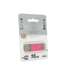 Флеш-накопичувач T&ampampG 009 Star F, USB 3.0+Type-C, 16GB, Metal, Blister