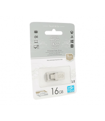 Флеш-накопичувач T&ampampG 104, USB 3.0+Type-C, 16GB, Metal, Blister