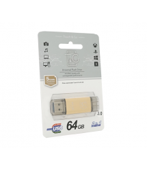 Флеш-накопичувач T&ampampG 009 Star A, USB 3.0+Type-C, 64GB, Metal, Blister