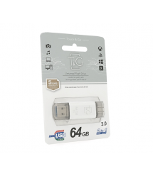 Флеш-накопичувач T&ampampG 009 Star S, USB 3.0+Type-C, 64GB, Metal, Blister