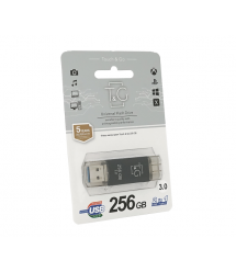Флеш-накопичувач T&ampampG 009 Star B, USB 3.0+Type-C, 256GB, Metal, Blister