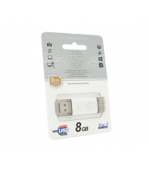Флеш-накопичувач T&ampampG Star S, USB 2.0+Type-C, 8GB, Metal, Blister