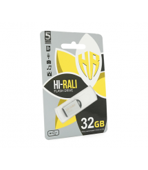 Флеш-накопичувач Hi-Rali Mini Fit, USB 2.0, 32GB, Metal, Blister