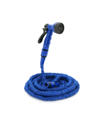 Шланг Садовий KY-150B, 5-15м - 50ft, + розпилювач, насадка на кран, Blue, Box