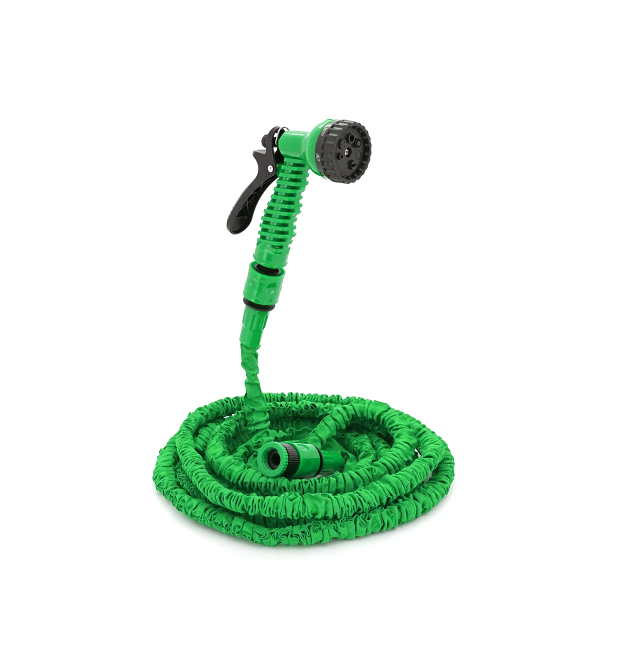 Шланг Садовий KY-150G, 5-15м - 50ft, + розпилювач, насадка на кран,Green, Box