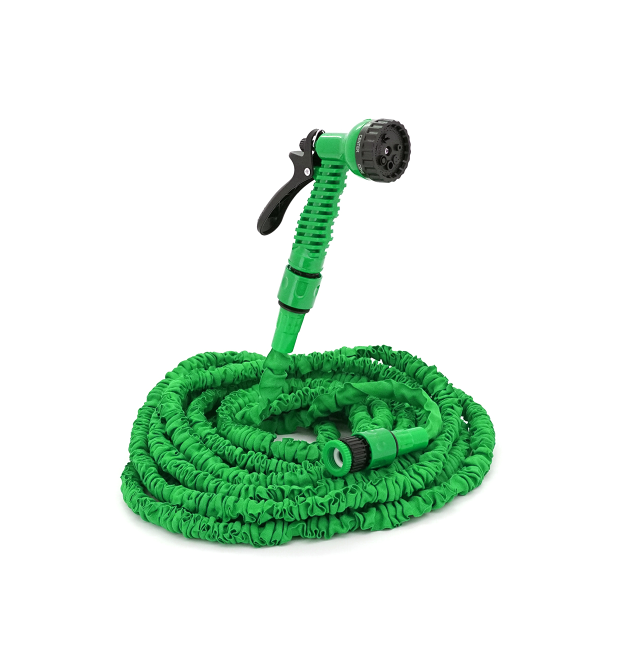 Шланг Садовий KY-375G, 10-37.5м - 125ft, + розпилювач, насадка на кран, Green, Box