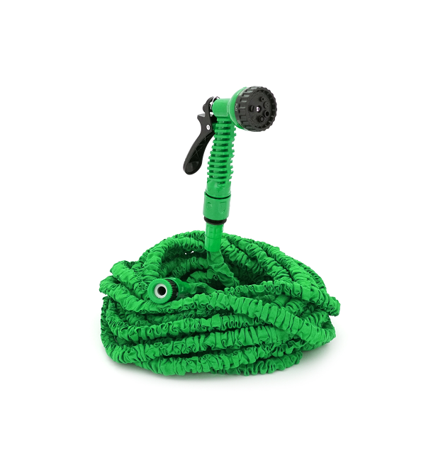 Шланг Садовий 15-45м - 150ft + розпилювач, насадка на кран, Blue - Green, Box
