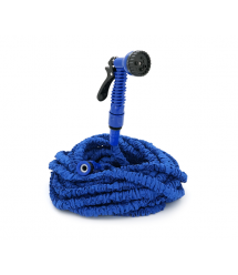 Шланг Садовий KY-520B, 17.5-52.5м - 175ft, + розпилювач, насадка на кран, Blue, Box