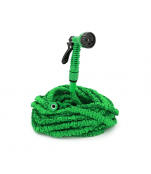 Шланг садовий KY-520G, 17.5-52.5м - 175ft, + розпилювач, насадка на кран, Green, Box