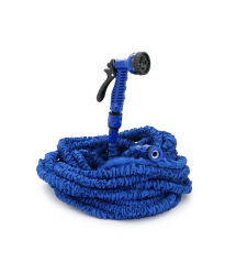 Шланг Садовий KY-600B, 20-60м - 200ft, + розпилювач, насадка на кран, Blue, Box