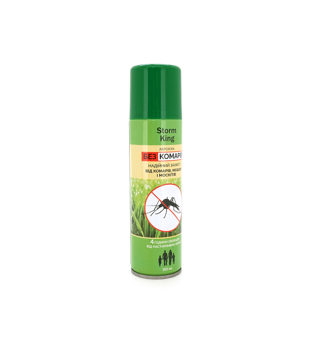Аерозоль Storm king від комарів, 150ml