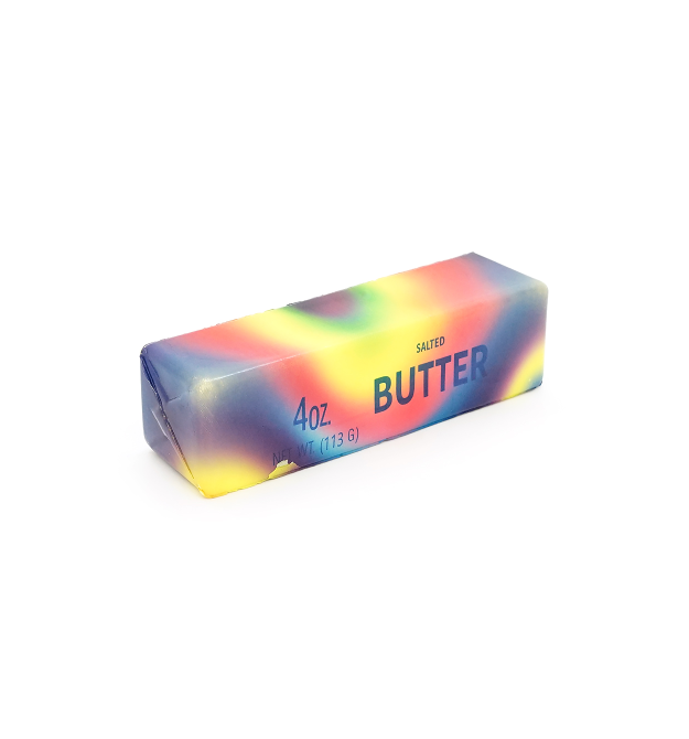 Іграшка-антистрес Butter, 14см, Rainbow, OEM