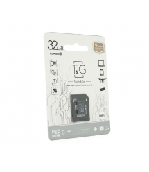 Карта пам&aposяті T&ampampG microSDHC Class 10 UHS-I, з адаптером, 32GB, Blister