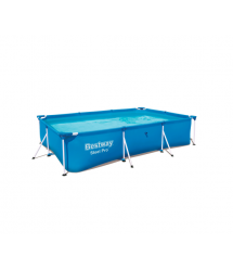 Каркасний басейн Steel Pro. 300х201х66див. Об&aposєм 3300 літрів. Зливний клапан. Вага 21,5 кг. Box