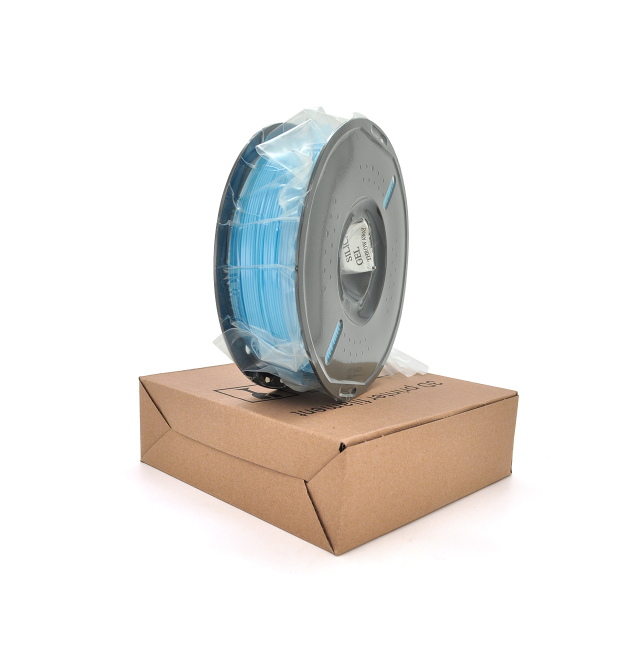 Пластик для 3D-принтера PETG Basic 1.75 мм. Котушка 200&amptimes65 мм. 1кг. Температура друку: 230-260C. Колір: Синій