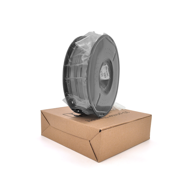 Пластик для 3D принтера, PETG Basic 1.75 мм. Котушка 200&amptimes65 мм. 1кг. Температура друку: 230-260C. Колір: Сірий