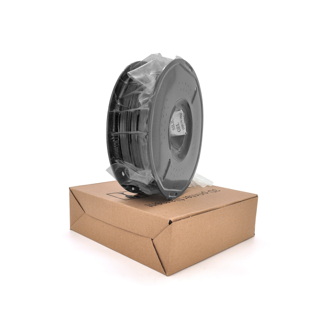 Пластик для 3D-принтера PETG Basic 1.75 мм. Котушка 200&amptimes65 мм. 1кг. Температура друку: 230-260C. Колір: Чорний