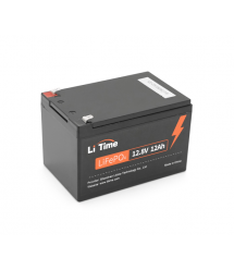 Аккумуляторная батарея LiFePO4 Li-TIME 12.8V 12Ач 154Wh,(12 - 12A) F2, до 6000 циклів, 151*98*95mm