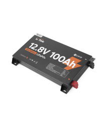 Аккумуляторная батарея LiFePO4 Li-TIME 12.8V 100Ач 1280Wh, BMS 100A, METAL CASE, до 6000 циклів