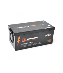Аккумуляторная батарея LiFePO4 Li-TIME 51,2V 100Ah 5120Wh(100 - 100A), BASIC, заряд 57.6В - 12А, до 6000 циклів, (520 x 269 x 22