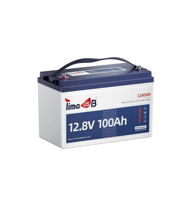 Акумуляторна батарея LiFePO4 Timeusb 12.8V 100Ah Low-Temp, 1280Wh, BMS 100A, 260*168*210мм