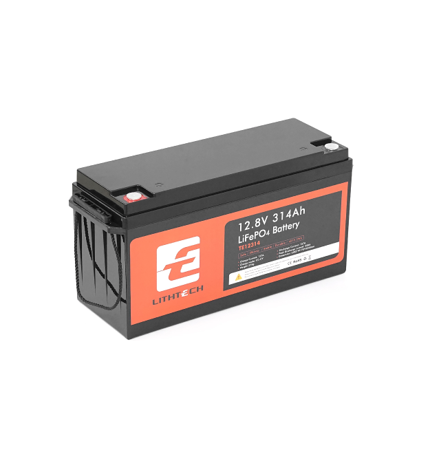LITHTECH TE12314BH + Bluetooth LiFePO4 12,8V 314Ah, 3,14kWh, BMS200A@4S, 6000 cycles