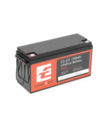 LITHTECH TE24100BH + Bluetooth LiFePO4 25,6V 100Ah, 2.56kWh, BMS100A@4S, 6000 cycles