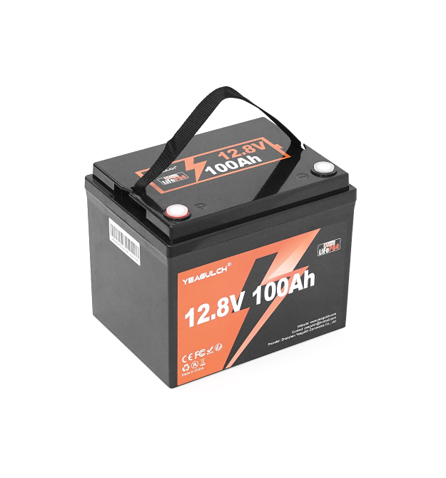 Акумуляторна батарея YEAGULCH Mini Max LiFePO4 12,8V 100Ah 1280Wh, BMS-100A, ( 299 x 193 x 200) , M8, 12.9kg Q1
