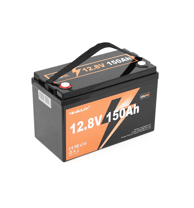 Акумуляторна батарея YEAGULCH LiFePO4 12,8V 150Ah 1280Wh, BMS-100A, ( 325 x 165 x 215) , M8, 10kg Q1