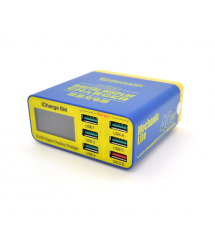 Зарядні станція з цифровою індикацією MECHANIC iCharge 6M , 6*USB-A(1*QC3.0-15W), 220V - 40W. 155*115*55mm