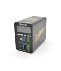 Зарядна станція з цифровою індикацією MECHANIC C-Power 6P, 2*USB-A, 2*QC3.0-5В3А,9В2A,12В1.5А, 2*PD3.1-(5В - 9В - 12В - 15В)3А,2