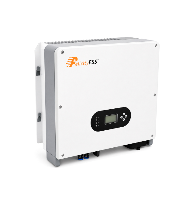 Гібридний інвертор Felicity T-REX-6KLP1G01 6000W, 230VAC, 48V, 50 - 60Hz, Parallel, 2MPPT-PV100-500V - 18A, IP65, 530х493х228 мм