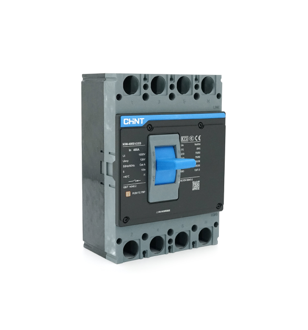 Автоматичний вимикач змінного струму CHINT CHNT NXM-400S-4300B-400A, 4P, 400A, 415V, 50 - 36kA, 8kV
