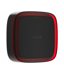 Бездротовий світловий адресний пожежний сповіщувач Ajax EN54 FireProtect (VAD) Jeweller Black