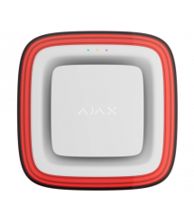 Бездротовий світлозвуковий адресний пожежний сповіщувач Ajax EN54 FireProtect (Sounder - VAD) Jeweller White