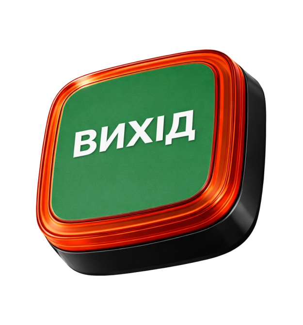 Бездротовий світловий адресний пожежний сповіщувач Ajax EN54 FireProtect (VAD) ВИХІД Black