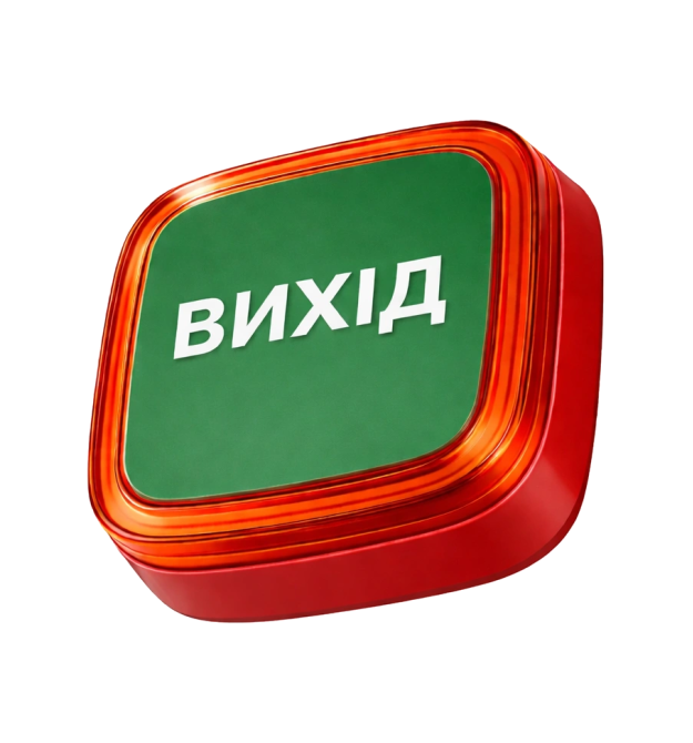 Бездротовий світловий адресний пожежний сповіщувач Ajax EN54 FireProtect (VAD) ВИХІД Red