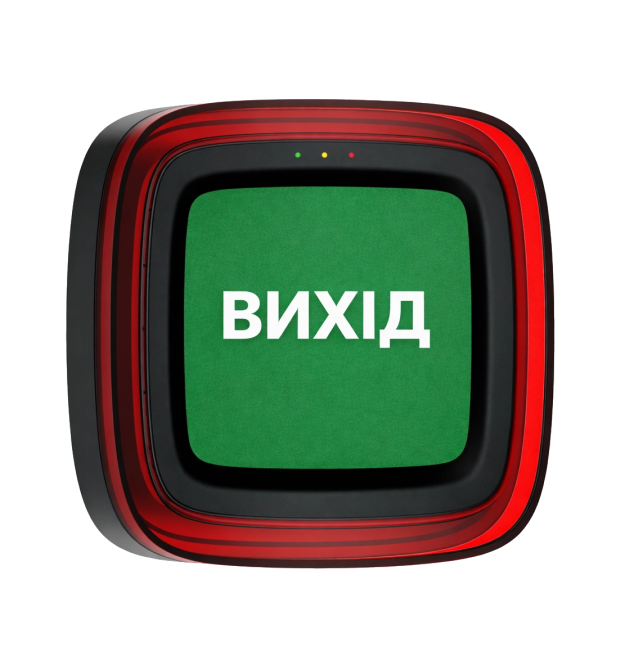 Бездротовий світлозвуковий адресний пожежний сповіщувач Ajax EN54 FireProtect (Sounder - VAD) ВИХІД Black