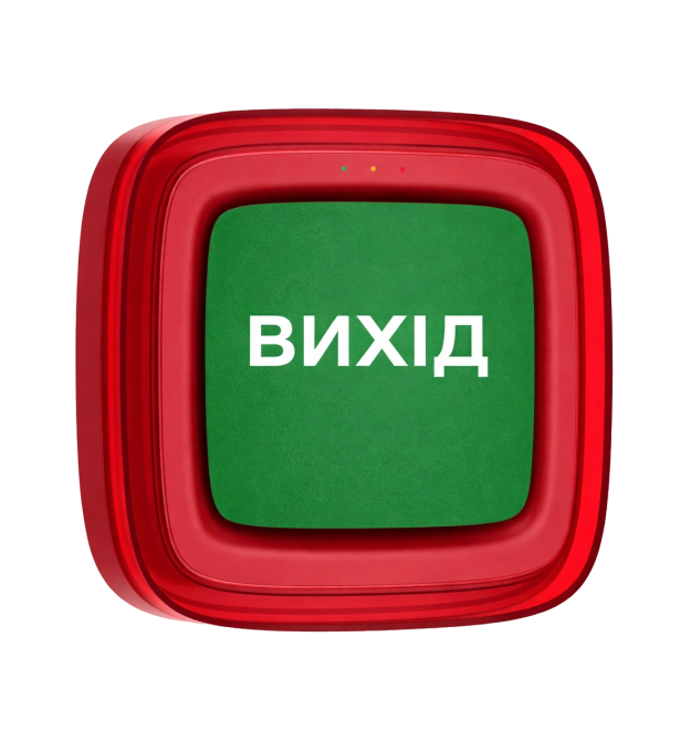 Бездротовий світлозвуковий адресний пожежний сповіщувач Ajax EN54 FireProtect (Sounder - VAD) ВИХІД Red