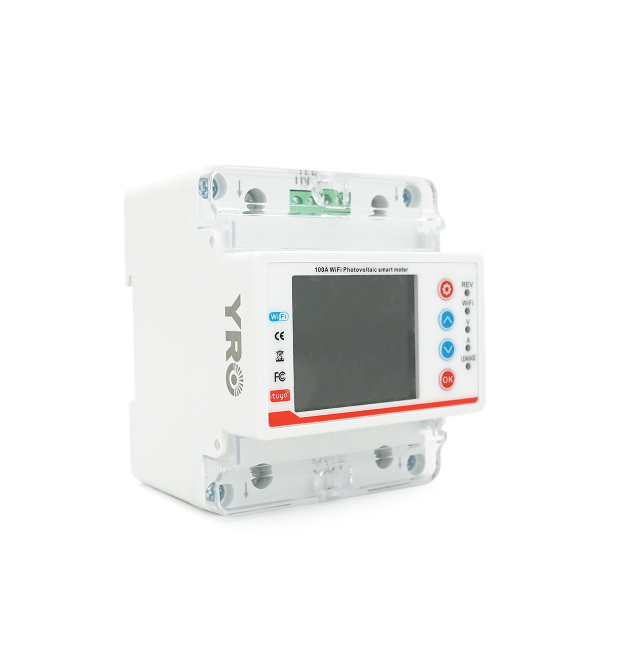 Багатофункціональне реле однофазне YRO YRVP-3Wifi V - A Protector with meter,2P 100A AC220 однофазний (з комунікацією) на DIN-ре