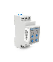 Реле контролю фаз CHINT NJYB3-11 AC220V, 1-2F4P, Захист U+(1,05~1,3)*Us - U-(0,7~0,95)*Us,Затримка 0,1~10с,Захист обриву фаз, Ue