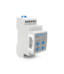 Реле контролю фаз CHINT NJYB3-12 AC220V, 3F4P, Захист U+(1,05~1,3)*Us - U-(0,7~0,95)*Us,Затримка 0,1~10с,Захист обриву - послідо