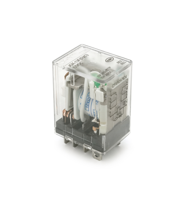 Реле електромагнітне CHINT JQX-13F(D) - 2Z, DC12V, контактна група 2CO+2NO, (0,9~1,2) Вт, номінальний струм 10А, котушка 160&amp