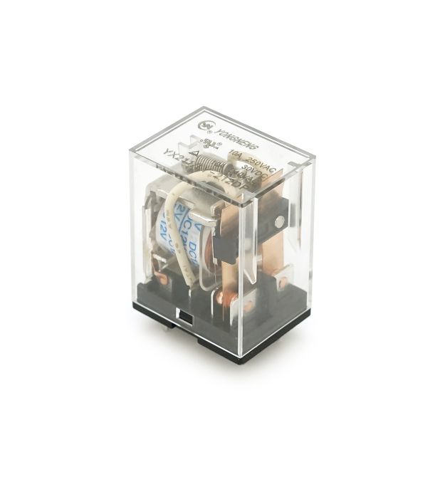 Реле YX211 - LY-212DP. power relay, DC12V 10A 30VDC 250VAC 30*20*27mm