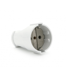 Штепсельний роз&aposєм з заземленням 16A 250V A102, White, Q15