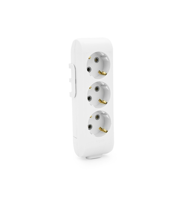 Колодка VIKO Multi-Let 3 гнізда, із заземленням, біла