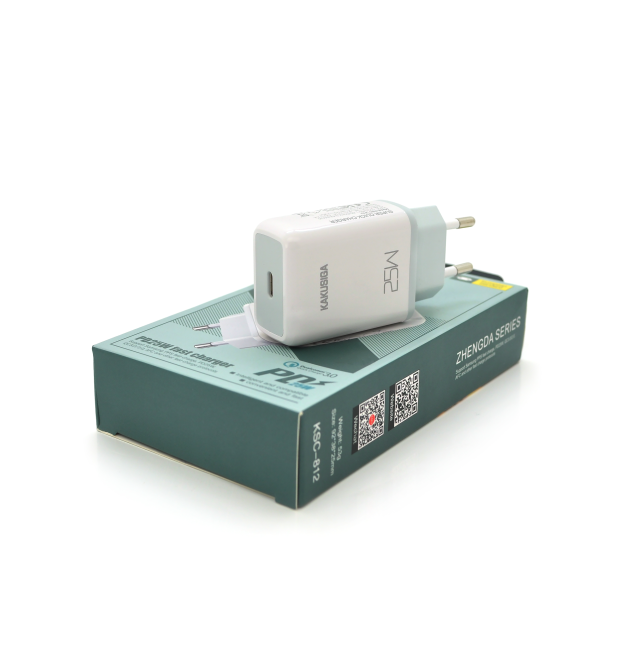 СЗУ KAKUSIGA KSC-812 Zhengda Series, AC100-240V, PD25W, White, Box