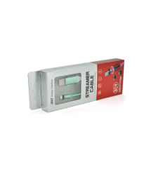 Магнітний кабель світиться USB 2.0 - Micro, 1m, 2А, GREEN, OEM
