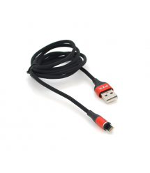 Кабель магнітний PZX V133, Lighting, Output, 3.1A, Black, довжина 1м, BOX