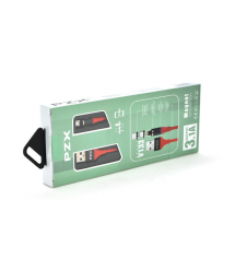 Кабель магнітний PZX V133, Micro-USB, 3.1A, Red, довжина 1м, BOX